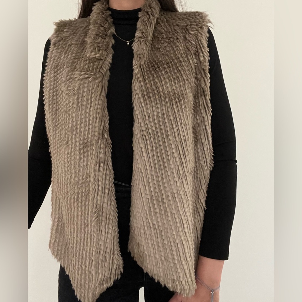 Express Faux Fur Vest